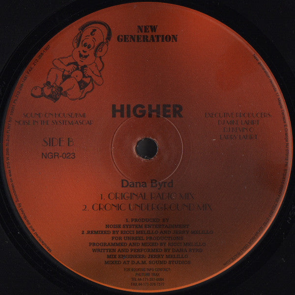 Dana Byrd : Higher (12")