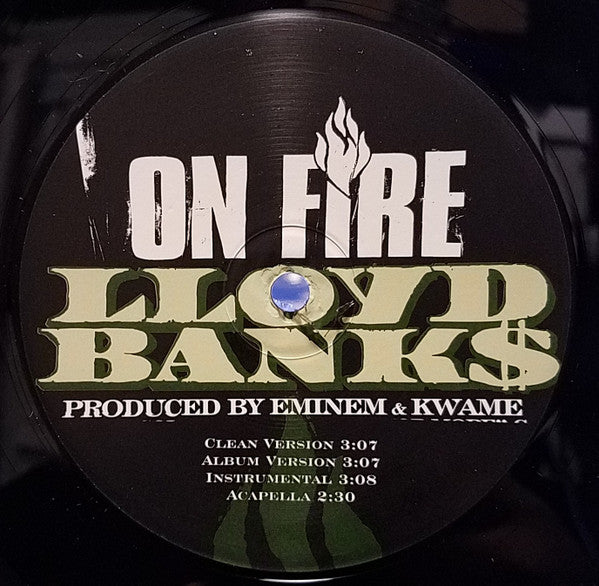 Lloyd Banks : On Fire / Warrior (12", Promo)