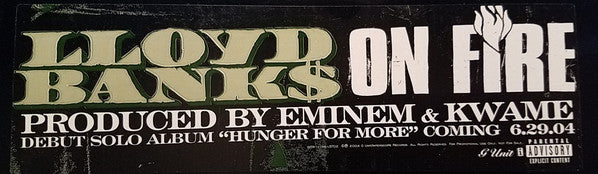 Lloyd Banks : On Fire / Warrior (12", Promo)