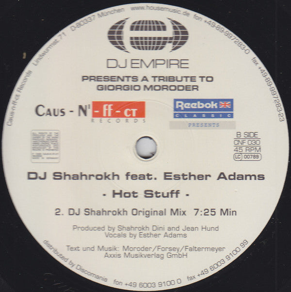 Shahrokh Dini : Hot Stuff (2x12")