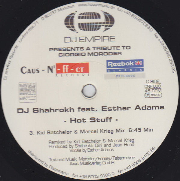 Shahrokh Dini : Hot Stuff (2x12")