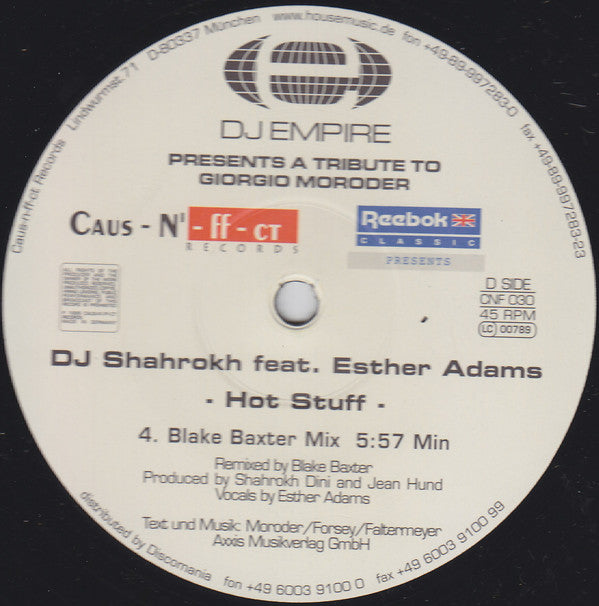 Shahrokh Dini : Hot Stuff (2x12")