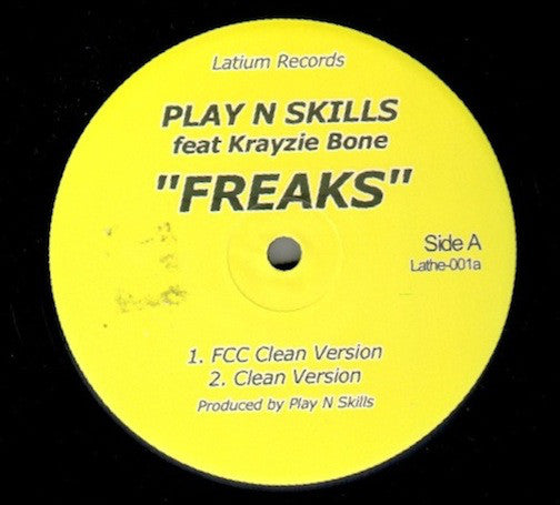Play-N-Skillz Featuring Krayzie Bone : Freaks (12", Single)