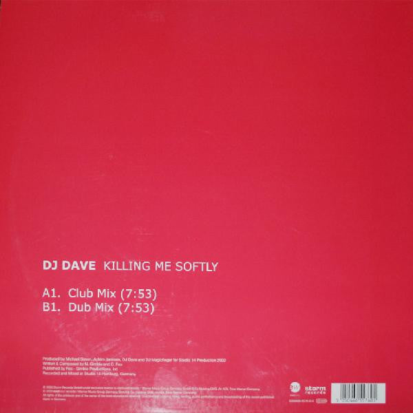 DJ Dave (2) : Killing Me Softly (12")