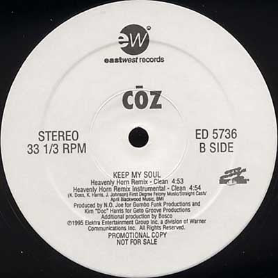Coz : Keep My Soul (12", Promo)