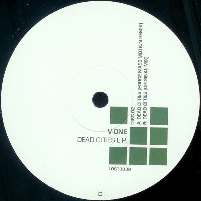 V-One : Dead Cities E.P. (12", EP, D2)