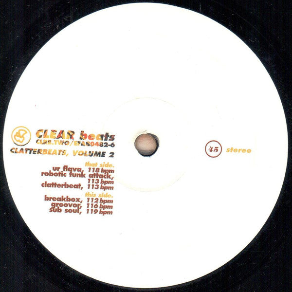 Clatterbox : Clatterbeats Volume 2 (12", Ltd)