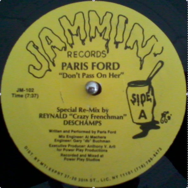Paris Ford : Don't Pass On Her (12")