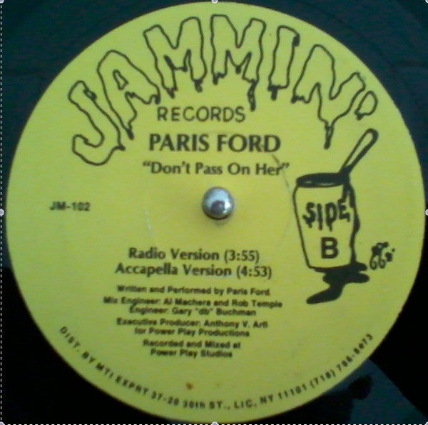Paris Ford : Don't Pass On Her (12")