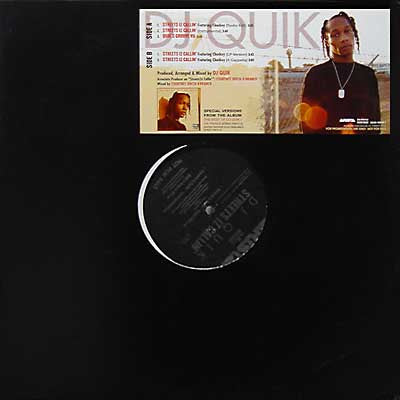DJ Quik : Streets Iz Callin' (12", Promo)