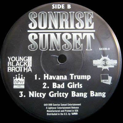 Sonrise Sunset : Stand (12")