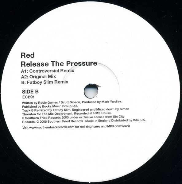 RED (14) : Release The Pressure (12")