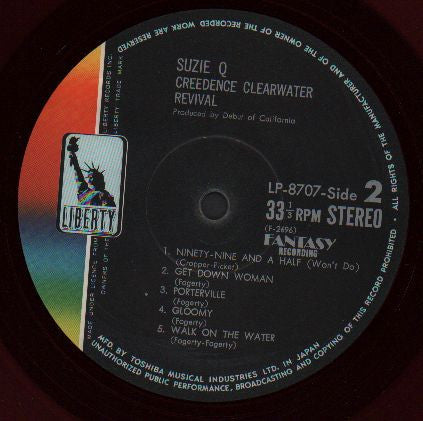 Creedence Clearwater Revival : Suzie Q (LP, Album, Red)