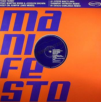 Todd Terry : Keep On Jumpin' (2005 Mixes) (12")