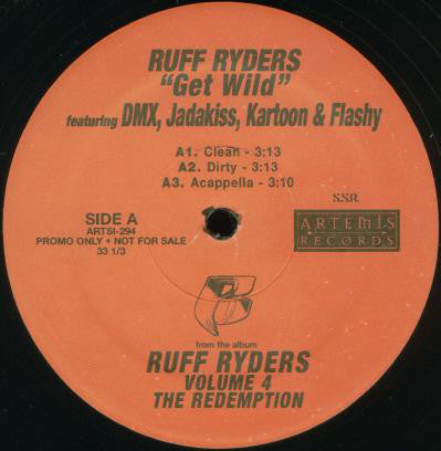 Ruff Ryders : Get Wild (12", Promo)