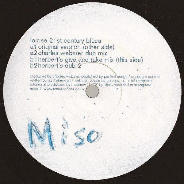 lo:rise : 21st Century Blues (12")
