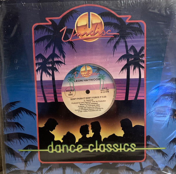Leon Haywood / Gene Chandler : Don't Push It Don't Force It / Get Down (12")