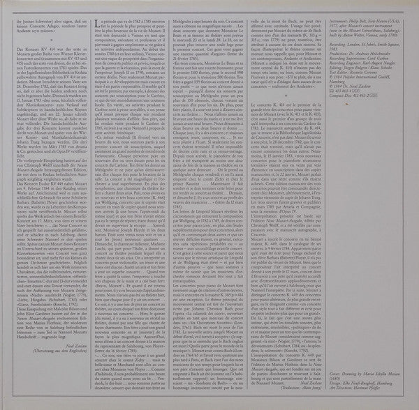 Wolfgang Amadeus Mozart - Malcolm Bilson â€?The English Baroque Soloists â€?John Eliot Gardiner : Piano Concertos Nos. 12 & 14 â€?Klavierkonzerte â€?Concertos Pour Piano K.414 & K.449 (LP, Album, Gat)