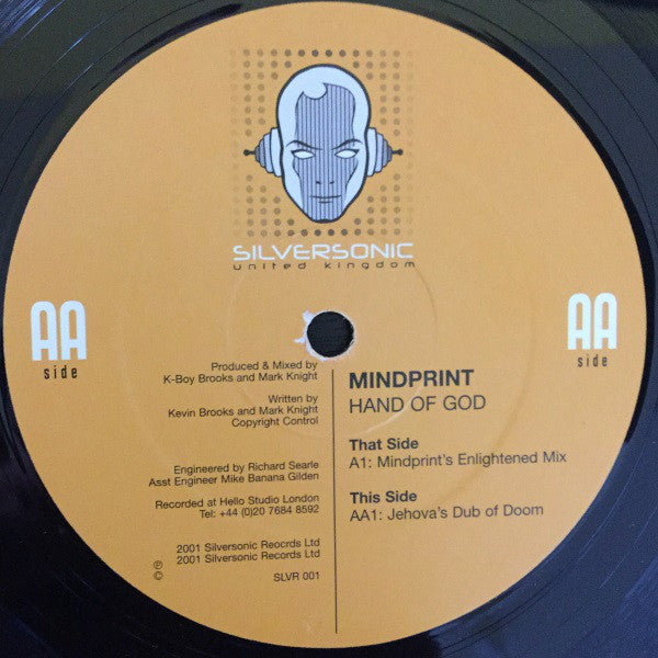 Mindprint : The Hand Of God (12")