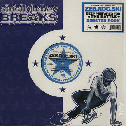 Zeb.Roc.Ski : Keep Prepared For The Battle / Zebster Rock (12", Maxi, Blu)