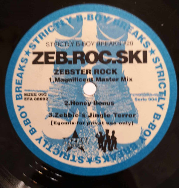 Zeb.Roc.Ski : Keep Prepared For The Battle / Zebster Rock (12", Maxi, Blu)