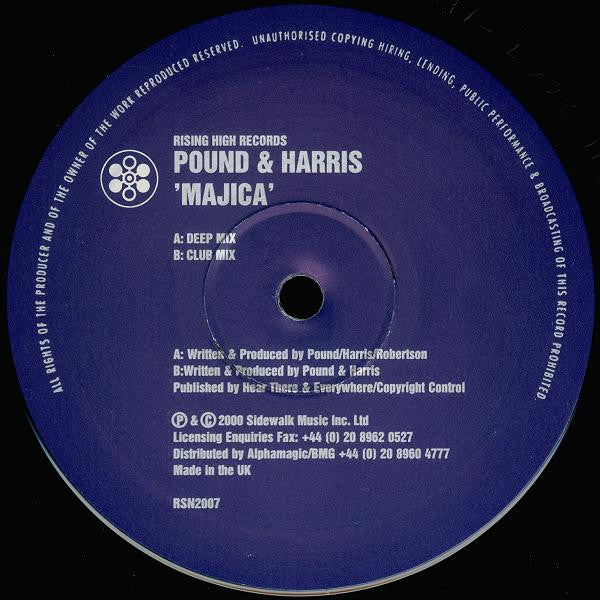 Pound & Harris : Majica (12")