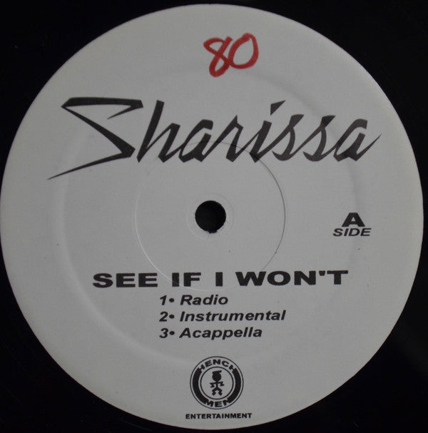 Sharissa : See If I Won't / You Make It Easy (12")