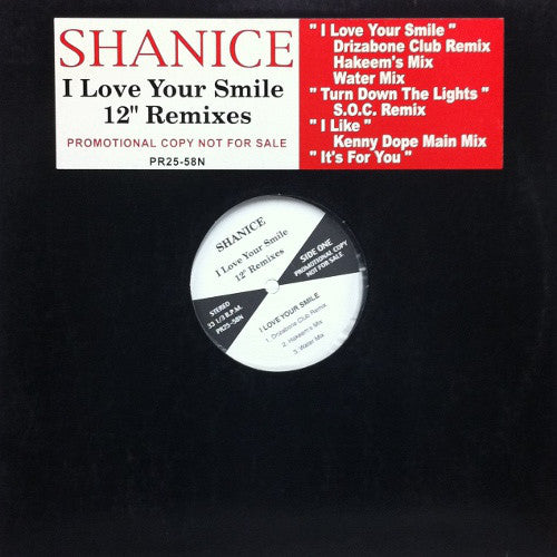 Shanice : I Love Your Smile -Remixes (12")
