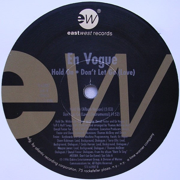 En Vogue : Don't Let Go (Love) (12")