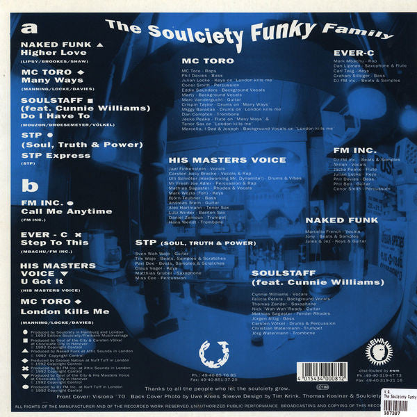 Various : The Soulciety Funky Family (LP)