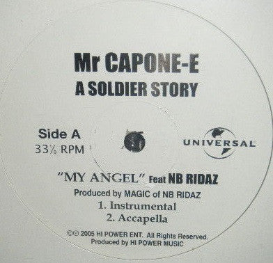 Mr. Capone-E : My Angel / Pimp In Me (12")