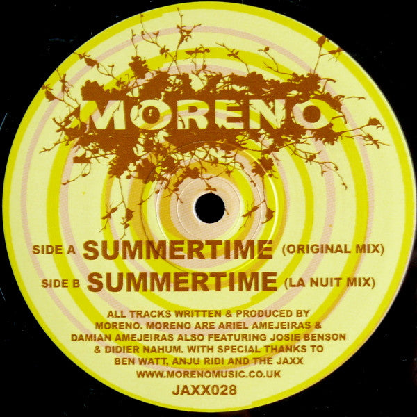 Moreno : Summertime (12")