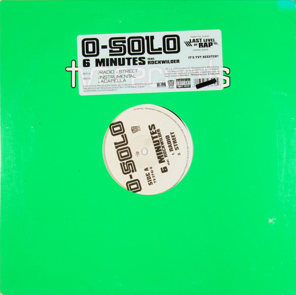 O-Solo Featuring Rockwilder : 6 Minutes (12")