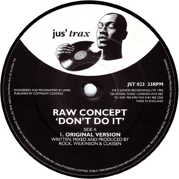 Raw Concept : Don't Do It (12")