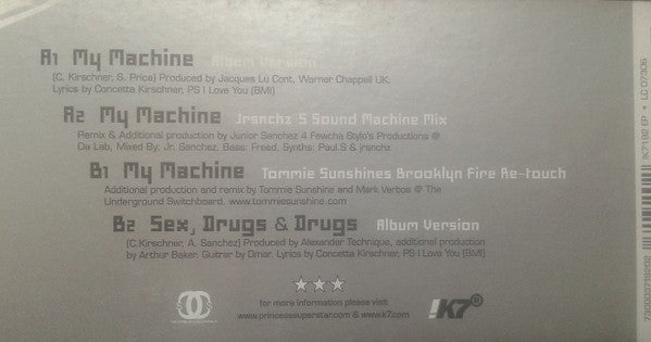 Princess Superstar : My Machine (12")