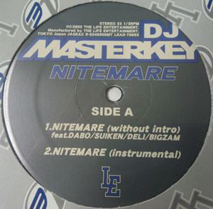 DJ Masterkey : Nitemare / No Chaser (12")