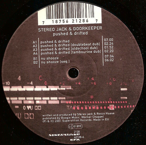 Stereo Jack & Doorkeeper : Pushed & Drifted (12")
