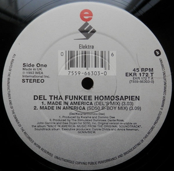 Del Tha Funkee Homosapien : Made In America (12", Single)