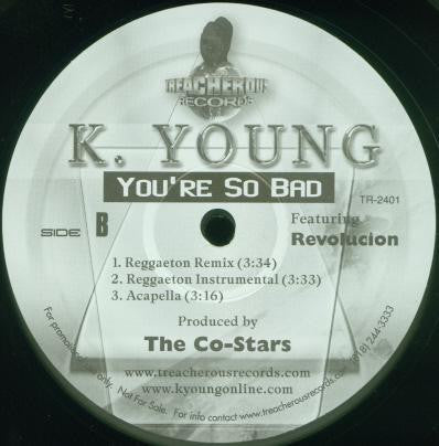 K. Young : You're So Bad (12", Promo)