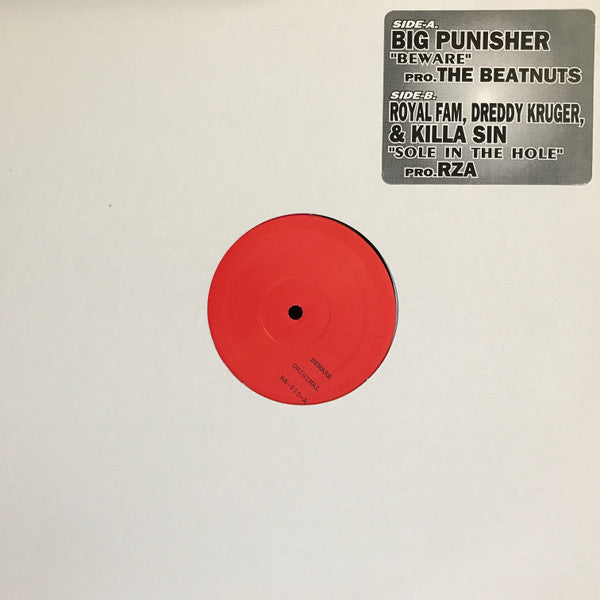 Big Punisher / Wu All-Stars : Beware / Soul In The Hole (12", Unofficial)