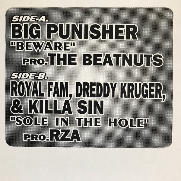 Big Punisher / Wu All-Stars : Beware / Soul In The Hole (12", Unofficial)