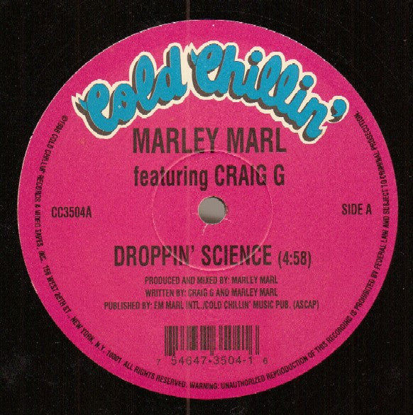 Marley Marl : Droppin' Science / Juice Crew All Stars (12", Ltd)