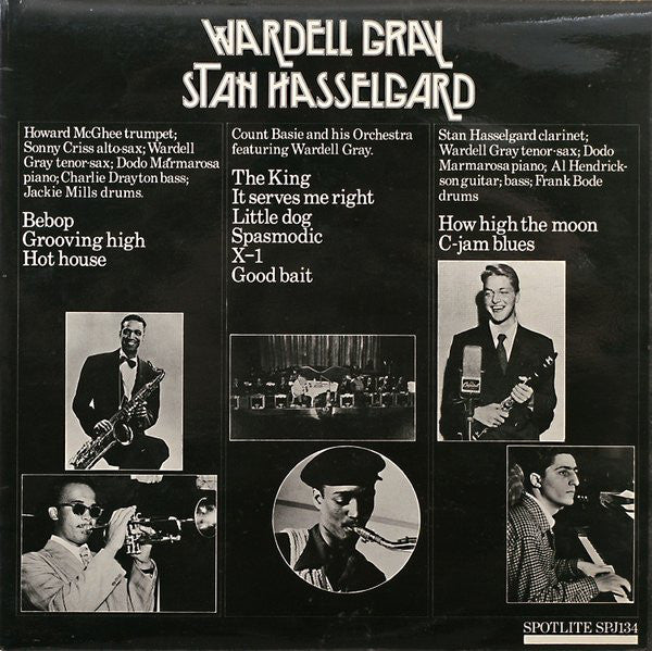 Wardell Gray / Stan Hasselgard : Wardell Gray - Stan Hasselgard (LP, Comp)