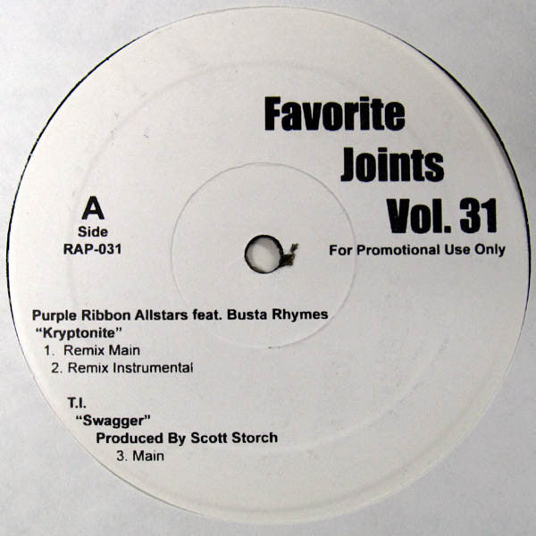 Various : Favorite Joints Vol.31 (12")