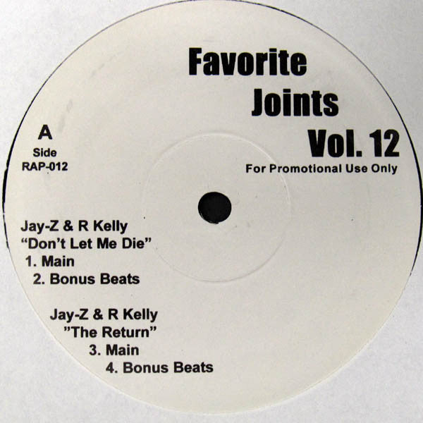 Various : Favorite Joints Vol.12 (12", Promo)