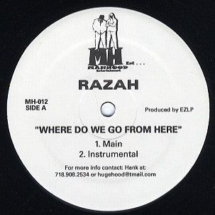 Razah (2) : Where Do We Go From Here (12")