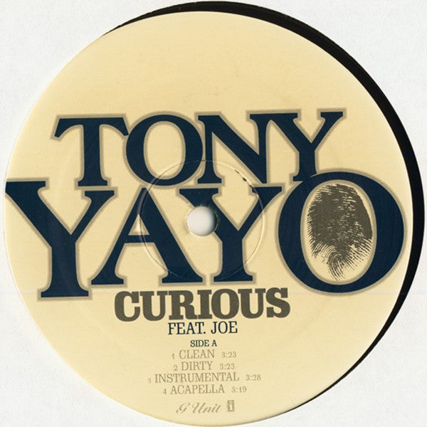 Tony Yayo : Curious / Pimpin (12", Promo)