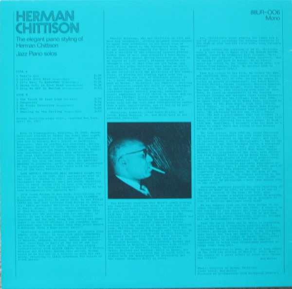 Herman Chittison : The Elegant Piano Styling Of Herman Chittison (LP, Album)