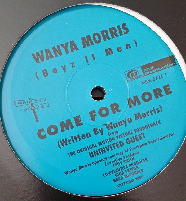 Wanya Morris : Come For More (12", Promo)