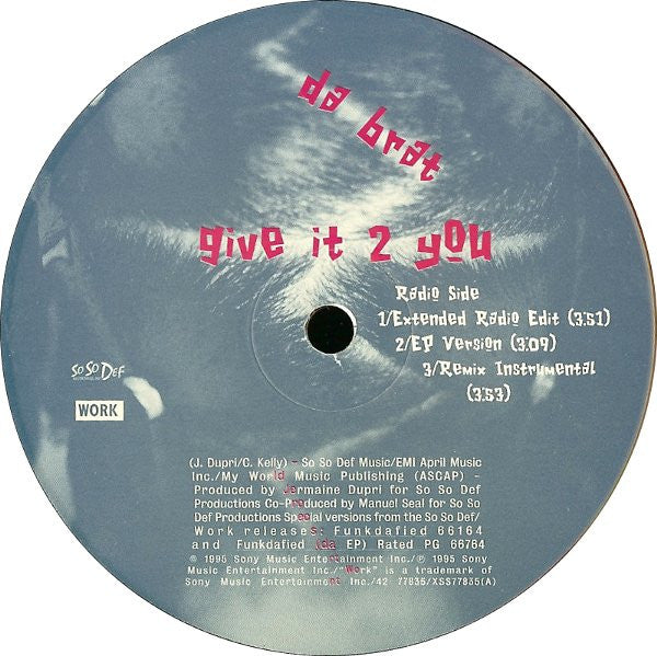 Da Brat : Give It 2 You (12")